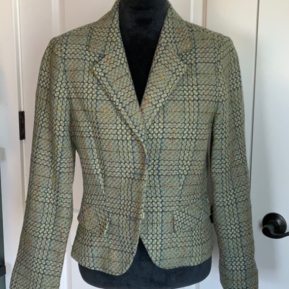 Cabi Women's Textured Green Jacket